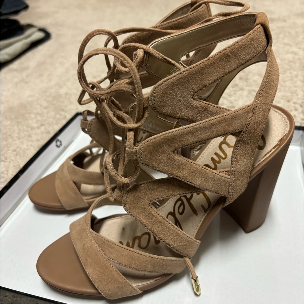 Women’s Sam Edelman 8 nude heels yardley